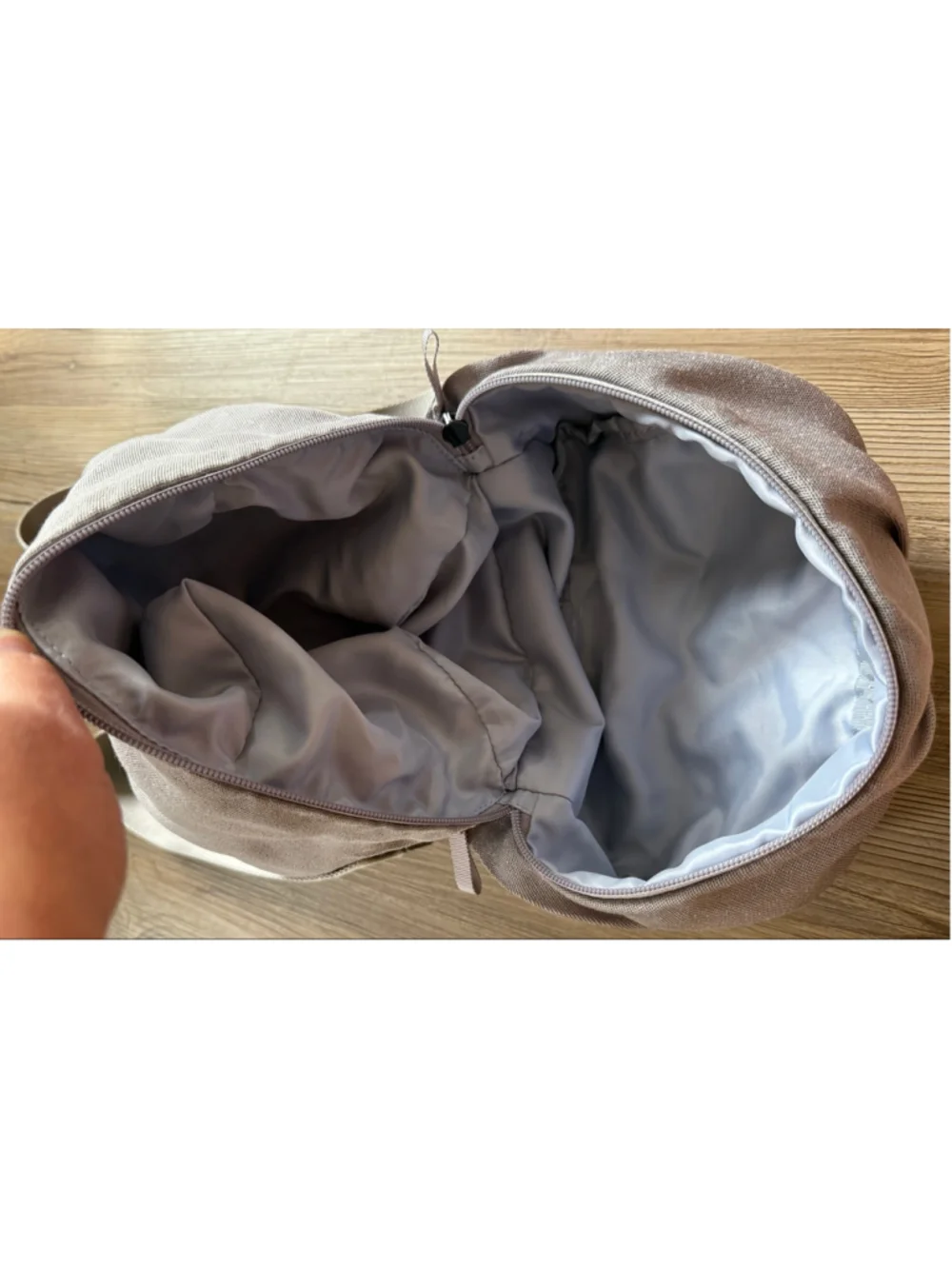 Ivivva by Lululemon bring it Mini Backpack heather gray/lilac sparkle